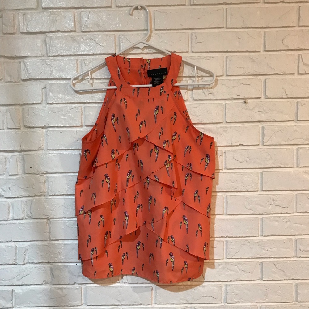 Parrot print tank